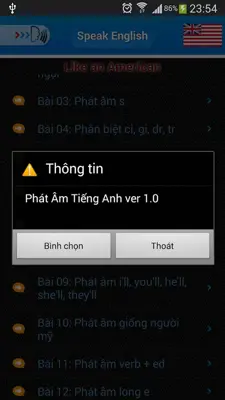 Phát Âm Tiếng Anh android App screenshot 2